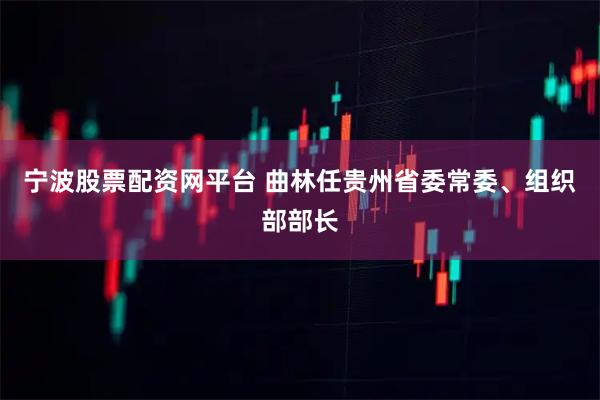 宁波股票配资网平台 曲林任贵州省委常委、组织部部长