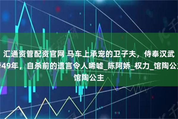 汇通资管配资官网 马车上承宠的卫子夫，侍奉汉武帝49年，自杀前的遗言令人唏嘘_陈阿娇_权力_馆陶公主