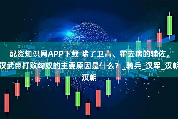 配资知识网APP下载 除了卫青、霍去病的辅佐，汉武帝打败匈奴的主要原因是什么？_骑兵_汉军_汉朝